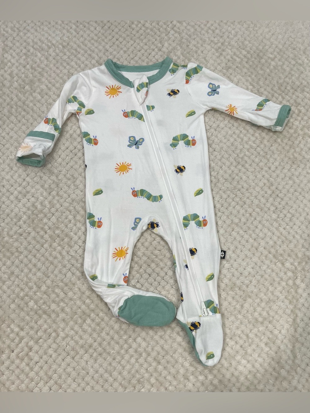 Kyte Baby x Eric Carle Very Hungry Caterpillar Footie - NB